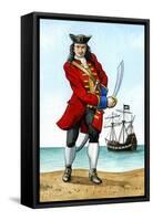 John 'Calico Jack' Rackham, (1680-172), English Pirate Captain-Karen Humpage-Framed Stretched Canvas