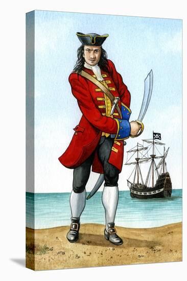 John 'Calico Jack' Rackham, (1680-172), English Pirate Captain-Karen Humpage-Stretched Canvas