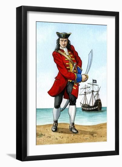 John 'Calico Jack' Rackham, (1680-172), English Pirate Captain-Karen Humpage-Framed Giclee Print