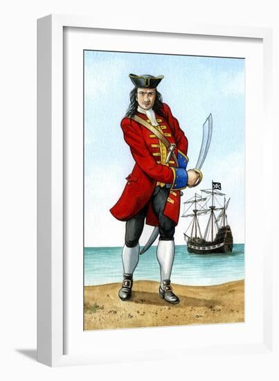 John 'Calico Jack' Rackham, (1680-172), English Pirate Captain-Karen Humpage-Framed Giclee Print