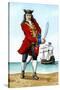 John 'Calico Jack' Rackham, (1680-172), English Pirate Captain-Karen Humpage-Stretched Canvas