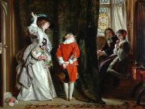 His Father's Grave-John Callcott Horsley-Framed Giclee Print