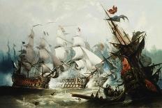 The Battle of Trafalgar-John Callow-Giclee Print