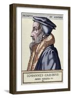 John Calvin (1509 1564). French Theologian and Pastor During the Protestant Reformation-null-Framed Giclee Print