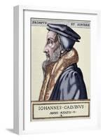 John Calvin (1509 1564). French Theologian and Pastor During the Protestant Reformation-null-Framed Giclee Print