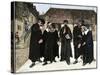 John Calvin and the Four Syndics Founding the Seminary Which Became the College of Geneva, 1559-null-Stretched Canvas