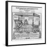 John Calvin on his Death Bed-Jacob Lederlein-Framed Giclee Print