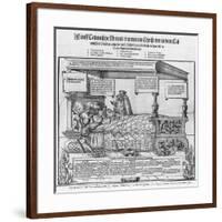 John Calvin on his Death Bed-Jacob Lederlein-Framed Giclee Print