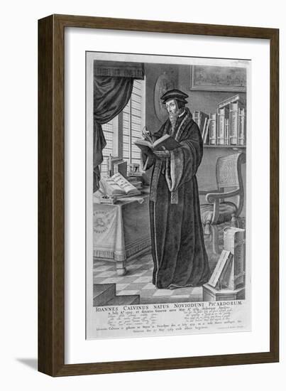 John Calvin-Johannes & Mortier, Cornelis Covens-Framed Giclee Print