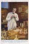 Thomas Alva Edison American Inventor in His Workshop at West Orange New Jersey-John Cameron-Art Print