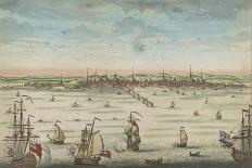 A south east view of the great town of Boston in New England in America, 1730-60-John Carwitham-Stretched Canvas