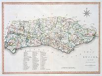 Map of Sussex, 26th March 1805-John Cary-Giclee Print