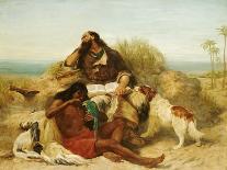Robinson Crusoe and His Man Friday-John Charles Dollman-Giclee Print