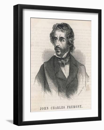 John Charles Fremont American Soldier and Explorer-null-Framed Art Print