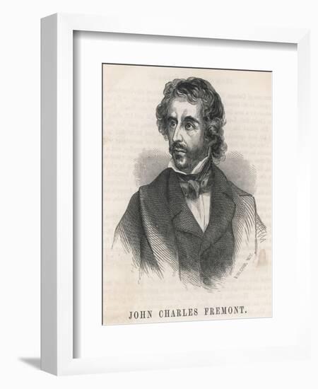 John Charles Fremont American Soldier and Explorer-null-Framed Art Print