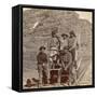 John Chinaman on the Rail Road, C.1870-null-Framed Stretched Canvas