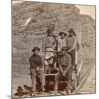 John Chinaman on the Rail Road, C.1870-null-Mounted Giclee Print