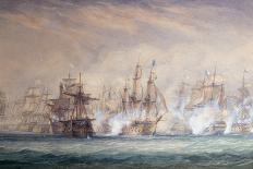 The Battle of the Saintes-John Christian Schetky-Giclee Print