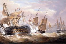 The Battle of the Saintes-John Christian Schetky-Giclee Print