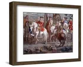 John Churchill, Duke of Marlborough (1650-172) English Soldier, at Battle of Blenheim, 1704-null-Framed Giclee Print