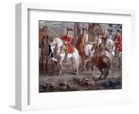 John Churchill, Duke of Marlborough (1650-172) English Soldier, at Battle of Blenheim, 1704-null-Framed Giclee Print