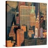 New York City III-John Clarke-Stretched Canvas