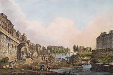 Pulteney Bridge, from 'Bath Illustrated by a Series of Views', Engraved by John Hill-John Claude Nattes-Giclee Print