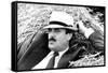 John Cleese Lounging in Hay-Associated Newspapers-Framed Stretched Canvas