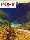 "Walk in the Forest" Saturday Evening Post Cover, October 18, 1952-John Clymer-Giclee Print