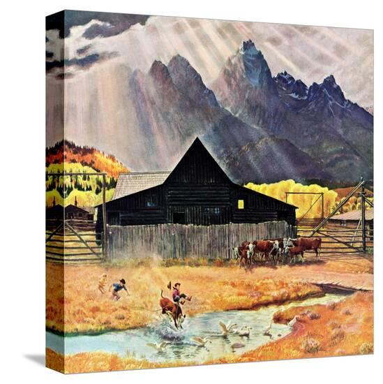 Stretched Canvas Print, , large