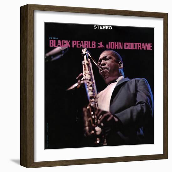 John Coltrane - Black Pearls-null-Framed Art Print