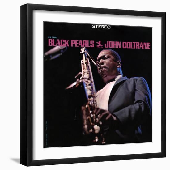 John Coltrane - Black Pearls-null-Framed Art Print