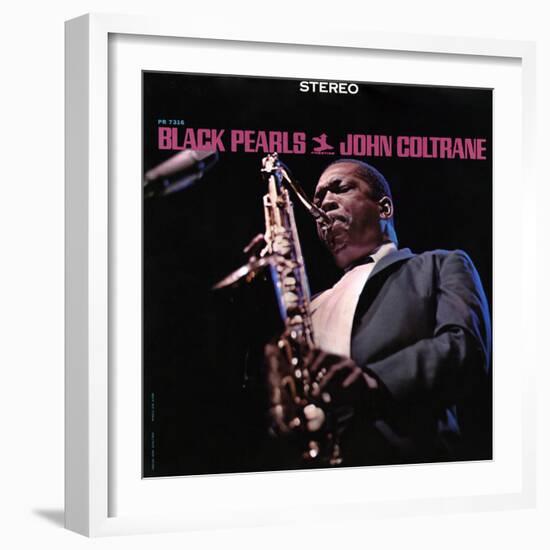 John Coltrane - Black Pearls-null-Framed Art Print