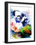 John Coltrane Watercolor-Jack Hunter-Framed Art Print