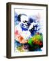 John Coltrane Watercolor-Jack Hunter-Framed Art Print