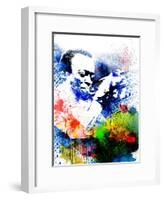 John Coltrane Watercolor-Jack Hunter-Framed Art Print