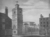 Church of St Michael, Crooked Lane and Part of Crooked Lane, City of London, C1815-John Coney-Giclee Print