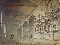 Interior of the Chapel of St Peter Ad Vincula, Tower of London, 1814-John Coney-Framed Giclee Print