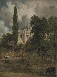 A Park Glade: View of Dedham Church-John Constable-Giclee Print