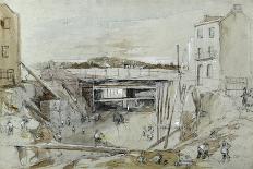 Construction of the London and Birmingham Railway, C.1835 (Pencil with Wash, and Chalk Highlights O-John Cooke Bourne-Giclee Print