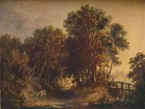 'A Wooded Lane', c1790-John Crome-Framed Giclee Print