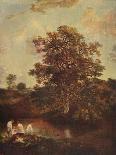 The Edge of the Forest, with Farm Cart and Cattle, c1811-John Crome-Giclee Print