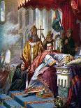 The Coronation of William the Conqueror-John Cross-Framed Giclee Print