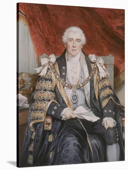 John Crowder, Lord Mayor of London, C1829-William Charles Ross-Stretched Canvas