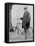 John D. Rockefeller 1939-1937 with His Bicycle after His Retirement, 1913-null-Framed Stretched Canvas