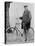 John D. Rockefeller 1939-1937 with His Bicycle after His Retirement, 1913-null-Stretched Canvas