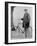 John D. Rockefeller 1939-1937 with His Bicycle after His Retirement, 1913-null-Framed Photo