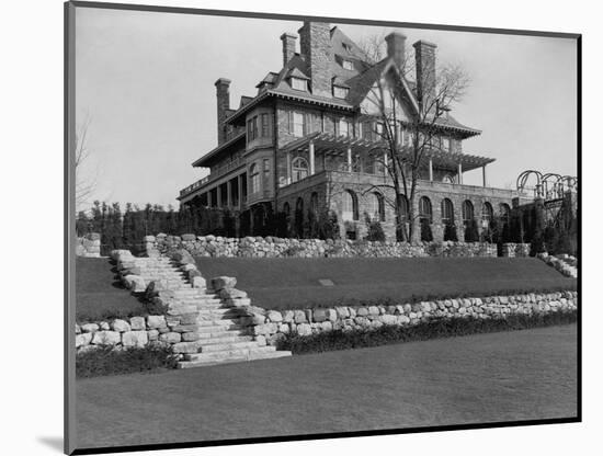 John D. Rockefeller's Mansion-null-Mounted Photographic Print