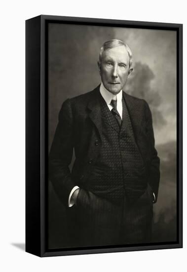 John D. Rockefeller Snr (1839-1937)-American Photographer-Framed Stretched Canvas