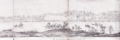 Panoramic View of the City of Benares, 1827-John Dalrymple-Mounted Premium Giclee Print